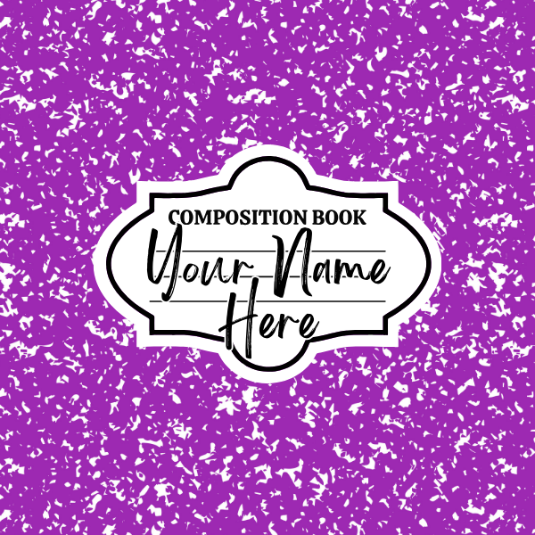 Purple Composition Mousepad