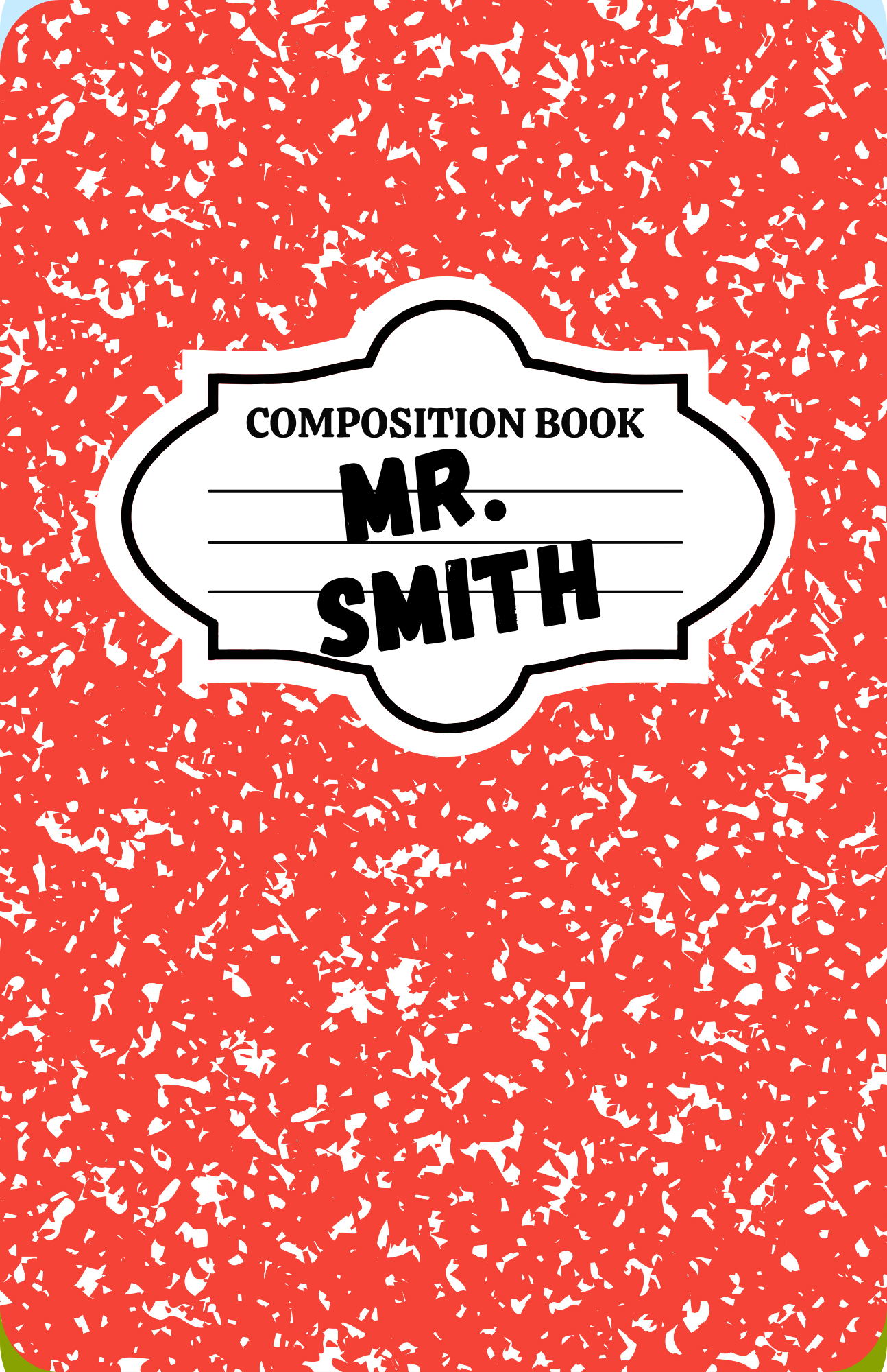 Clipboard Composition Red
