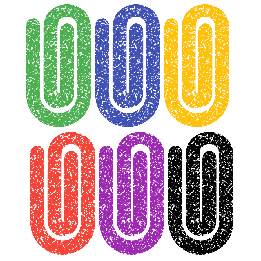 Jumbo Paperclip Set- Composition Book Set