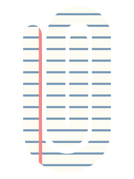 Jumbo Paperclip - Notebook Paper