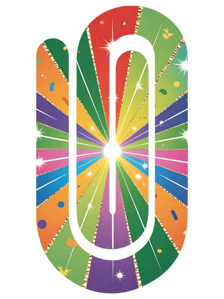 Jumbo Paperclip - Colorful