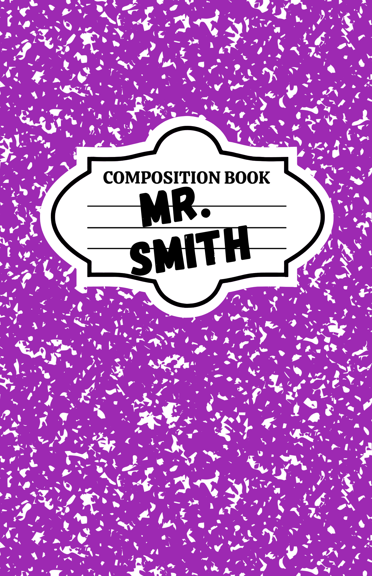 Clipboard Composition Purple