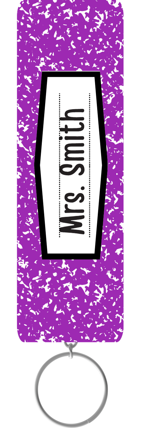 Wristlet - Composition Purple