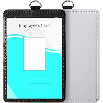 Badge Holder - Black Checkered