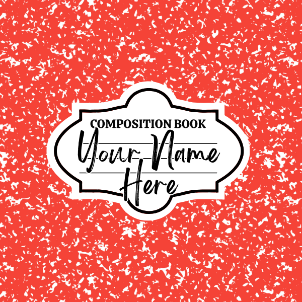 Red Composition Mousepad