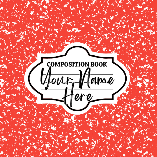 Red Composition Mousepad