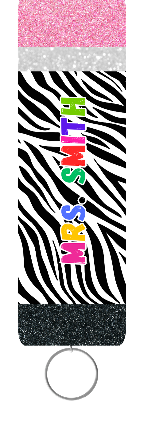 Wristlet - Pencil Zebra