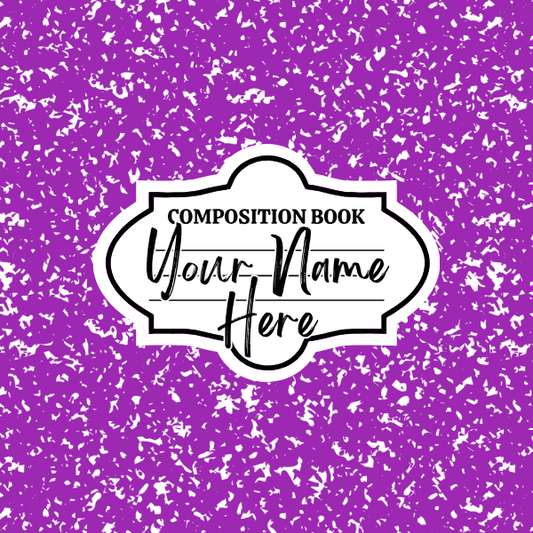 Purple Composition Mousepad