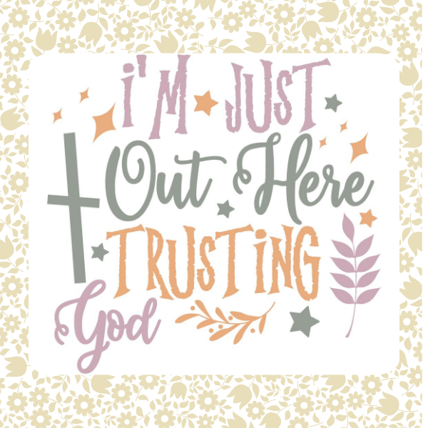 Trusting God Mousepad