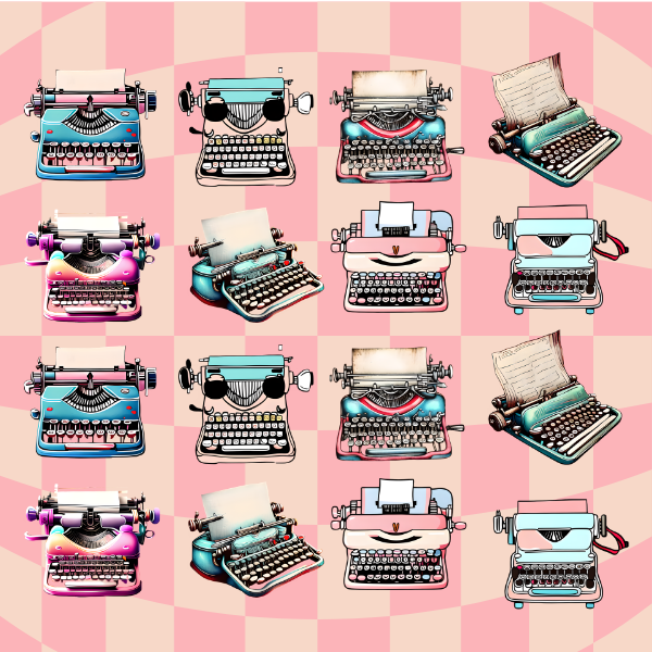 Vintage Typewriter Mousepad