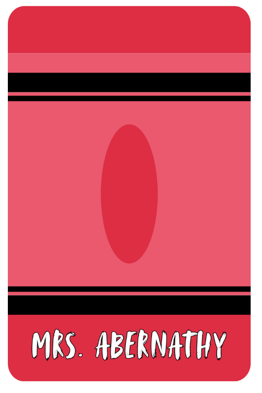 Red Crayon Clipboard