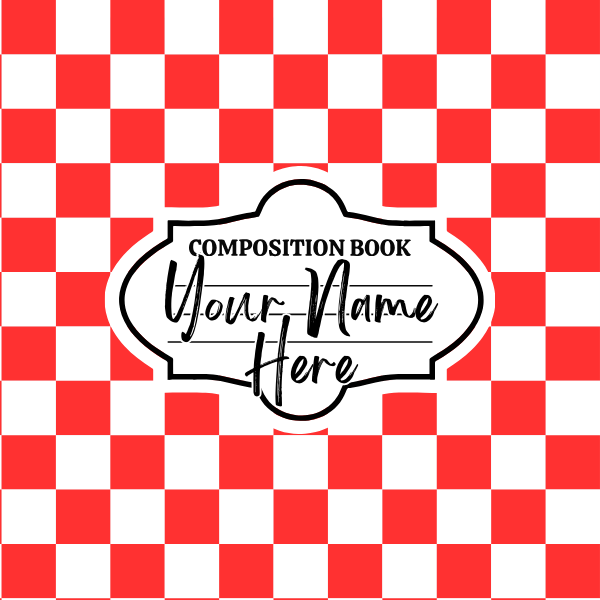 Red Checkered Mousepad