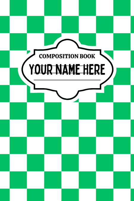 Badge Holder - Green Checkered