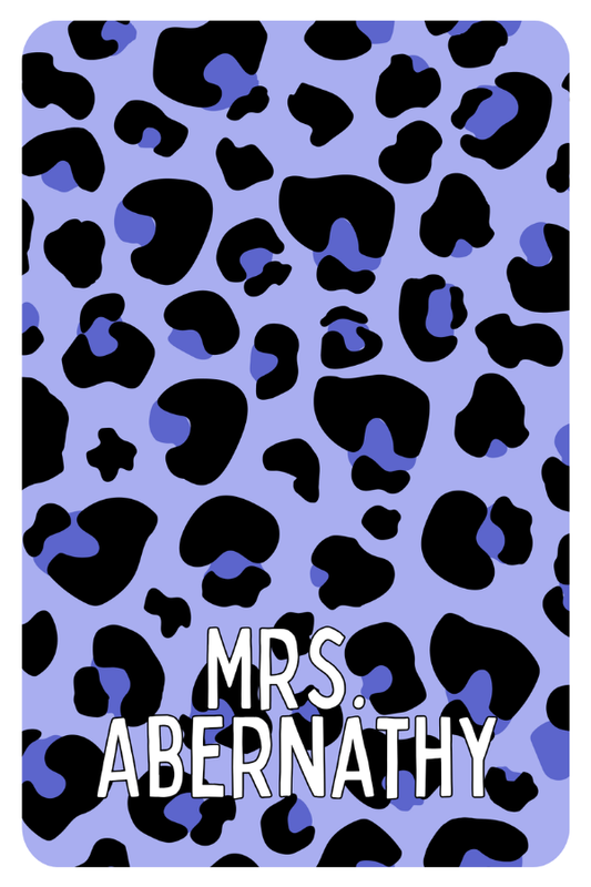 Leopard Clipboard - Purple