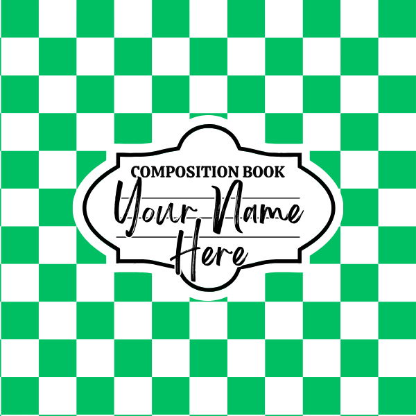 Green Checkered Mousepad