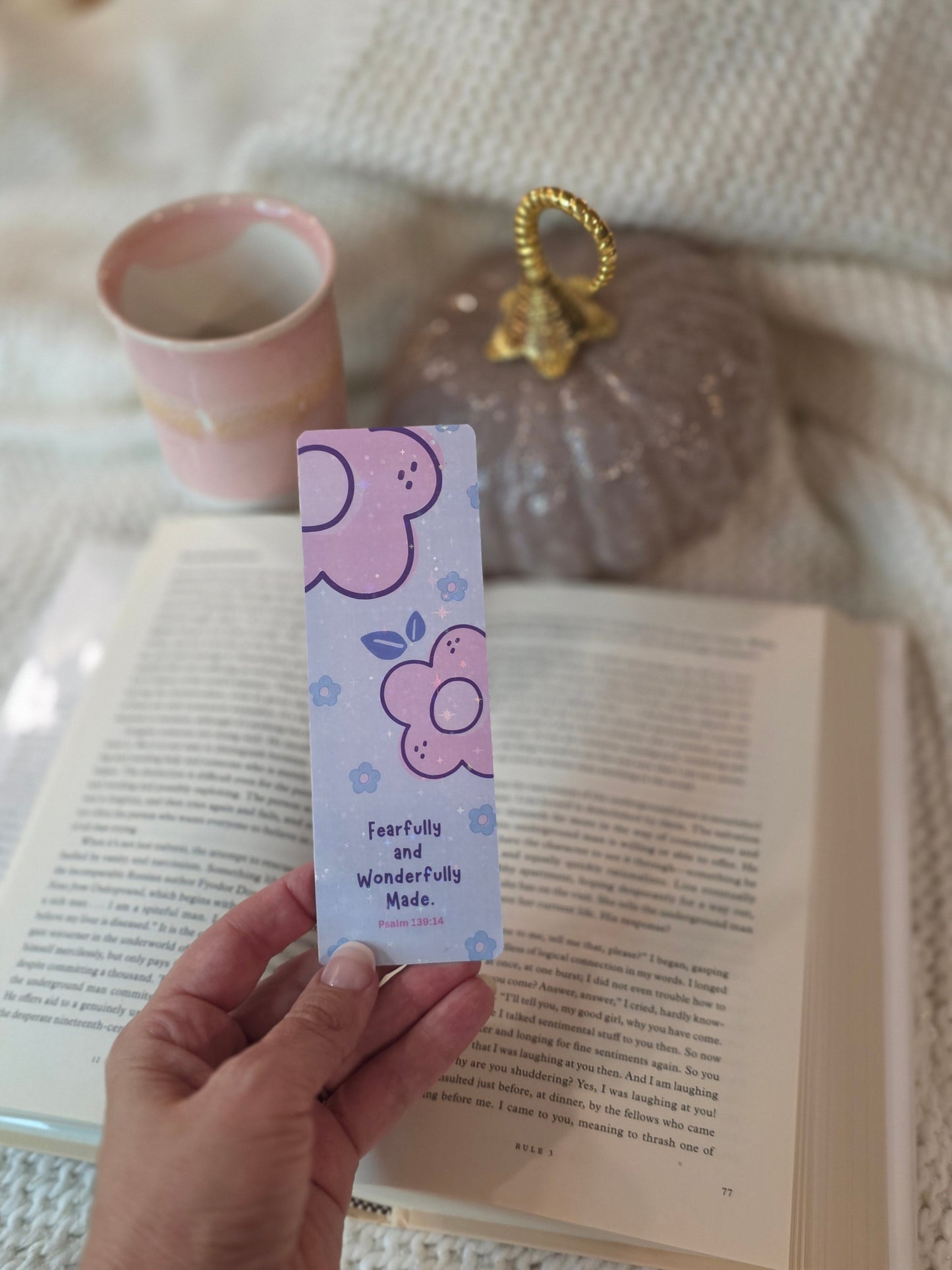 Purple Scripture Bookmarks