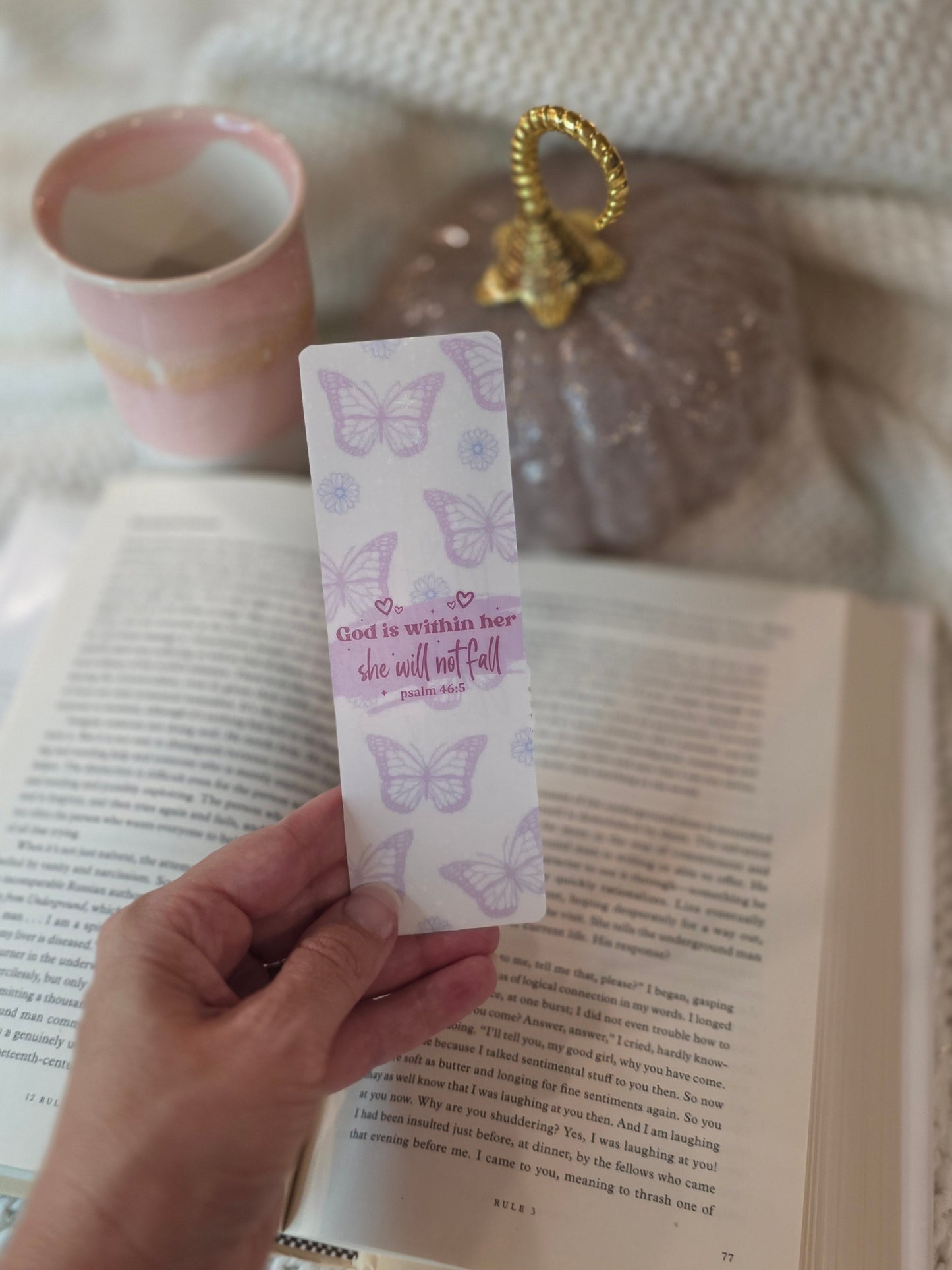 Purple Scripture Bookmarks