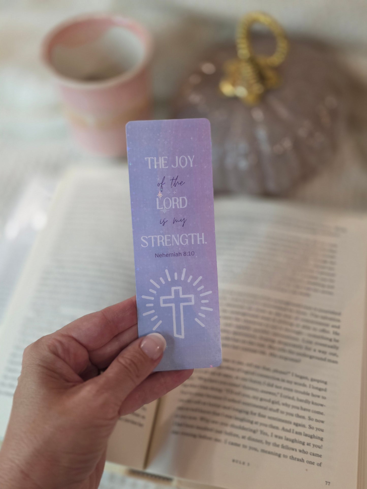 Purple Scripture Bookmarks