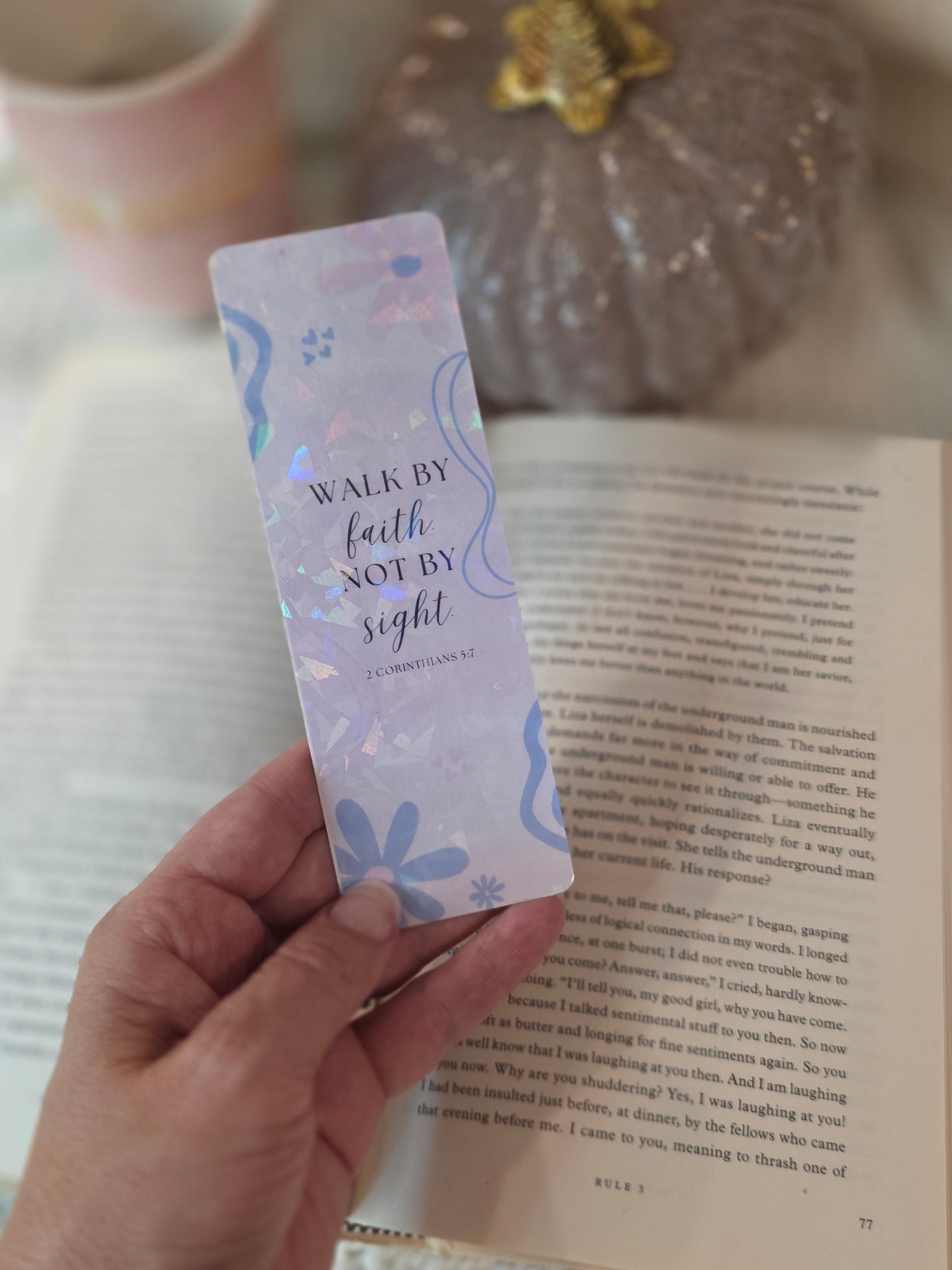 Purple Scripture Bookmarks