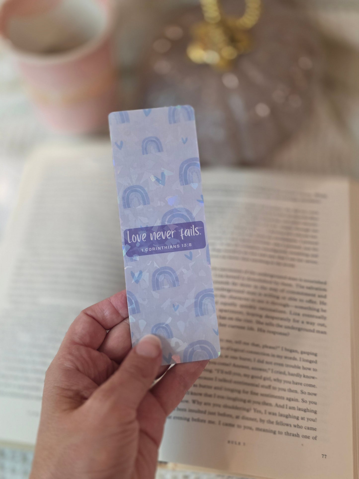 Purple Scripture Bookmarks