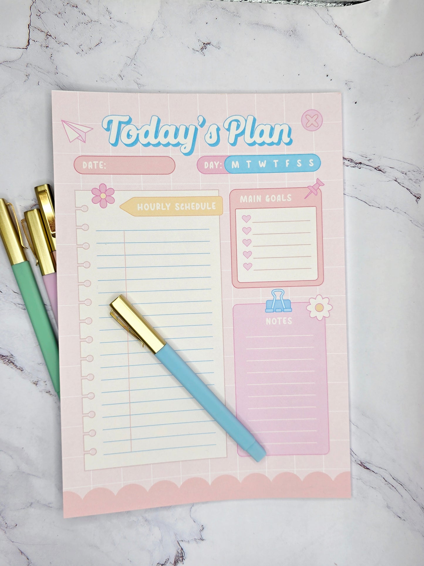 Planning Notepad Pink