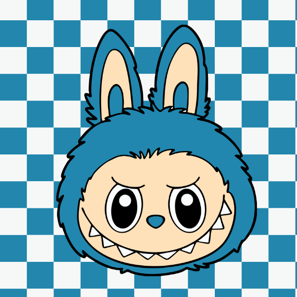 Labubu Blue Mousepad