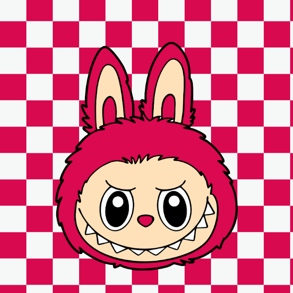 Labubu Red Mousepad