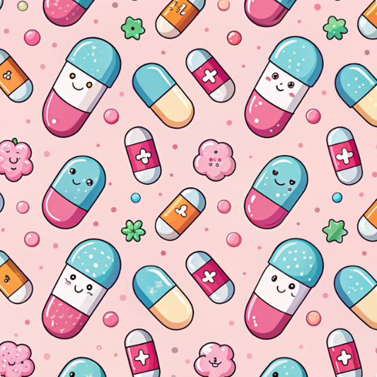 Nurse Pink Pills Mousepad