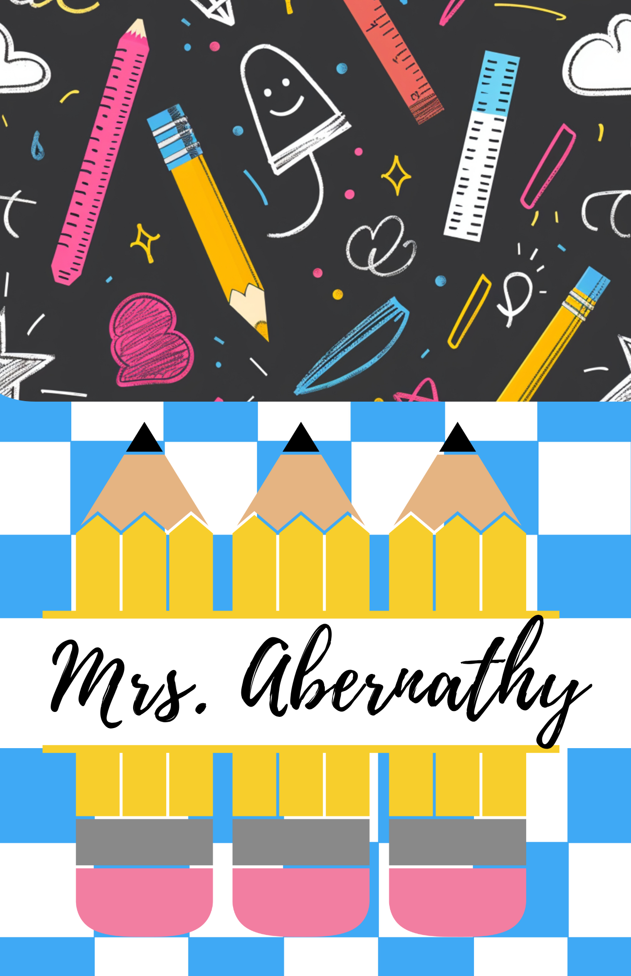 Personalized Teacher Clipboard