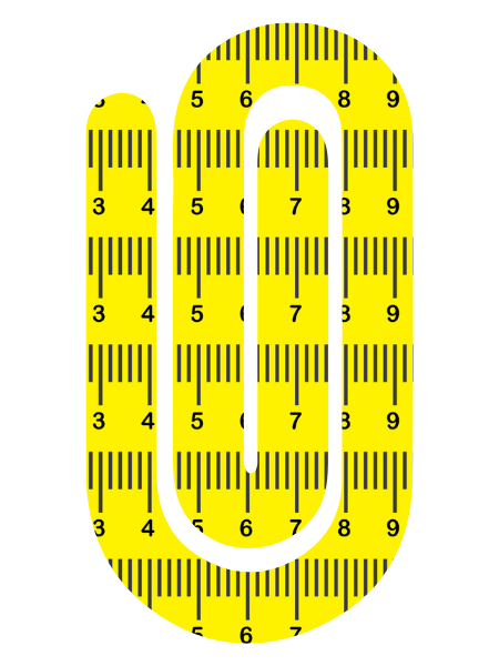 Jumbo Paperclip -  Ruler