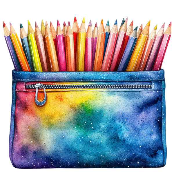Colored Pencil Pouch Mousepad