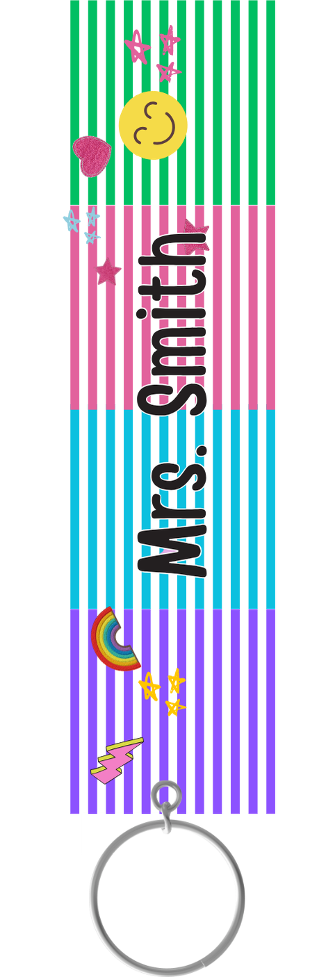 Wristlet - Striped Fun