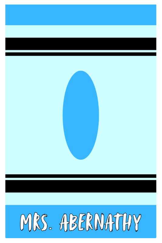 Blue Crayon Clipboard