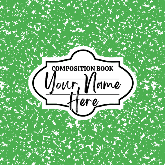 Green Composition Mousepad