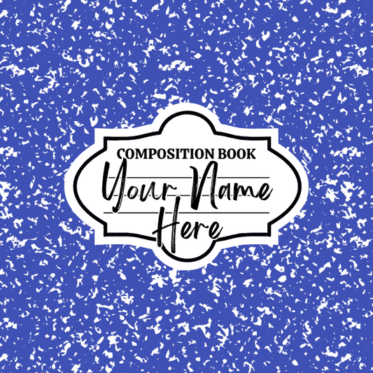 Blue Composition Mousepad