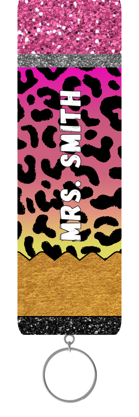 Wristlet - Pencil Ombre Leopard